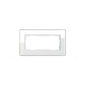 Рамка 2-ая Gira Esprit Glass C Белый 1002512 IP20