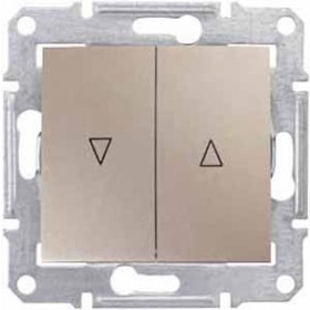Выключатель Schneider Electric Sedna Титан SDN1300168 IP20 для жалюзи с электрической блокировкой
