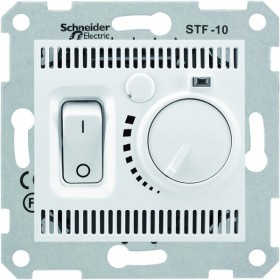Термостат Schneider Electric Sedna Белый SDN6000321 IP20 теплого пола с датчиком