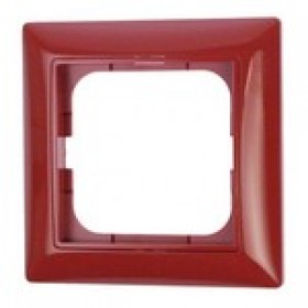 Рамка 1-ая ABB Basic 55 Foyer-Красный 1725-0-1516 IP20
