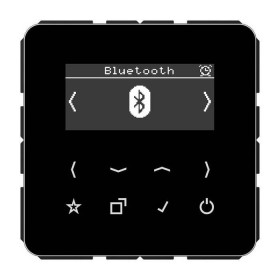 DABCDBTSW Встраиваемое радио с Bluetooth Jung программа CD стекло Черное