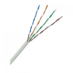 DR-143001 Datarex Патч-кабель U/UTP категории Cat 5е 4 пары 24AWG PVC серый коробка 305 м