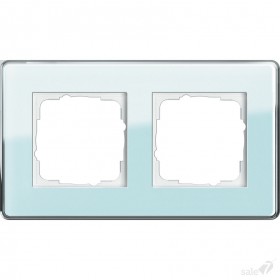 Рамка 2-ая Gira Esprit Glass C Стекло салатовое 212518 IP20