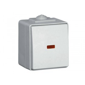 Нажимная кнопка Efapel Серый CCZ 48152 IP65 с подсветкой