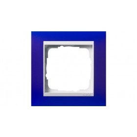 Рамка 1-ая Gira Event Матово-синий/Белый 211399 IP20