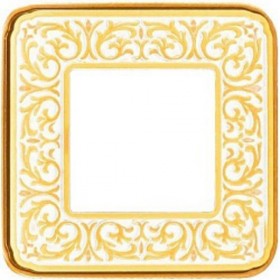 Рамка 1-ая Fede Emporio Gold White Patina FD01371OP IP20