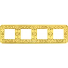 Рамка 4-ая Fede Emporio Bright Gold FD01374OB IP20