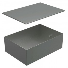 70181 BOX/8-12 Металлическая коробка с крышкой для заливки в пол для люков 70083, 70012 Экопласт