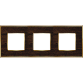 Рамка 3-ая Fede Vintage Wood Венге/Золото FD01313WOB IP20